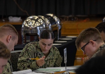 CFAS Sailors Take E-6 Navy-Wide Advancement Exam