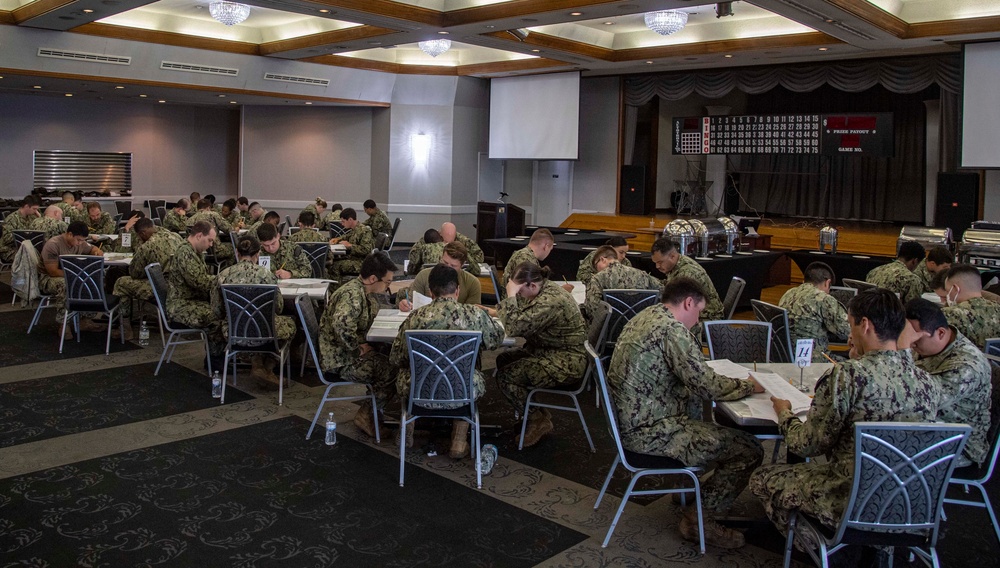 CFAS Sailors Take E-6 Navy-Wide Advancement Exam