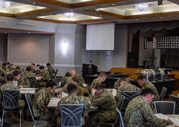 CFAS Sailors Take E-6 Navy-Wide Advancement Exam