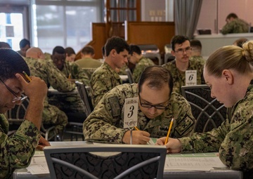 CFAS Sailors Take E-6 Navy-Wide Advancement Exam
