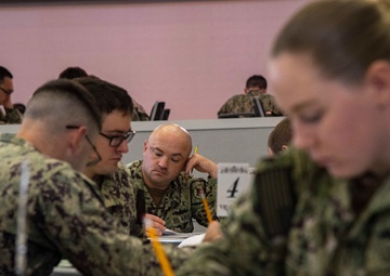 CFAS Sailors Take E-6 Navy-Wide Advancement Exam