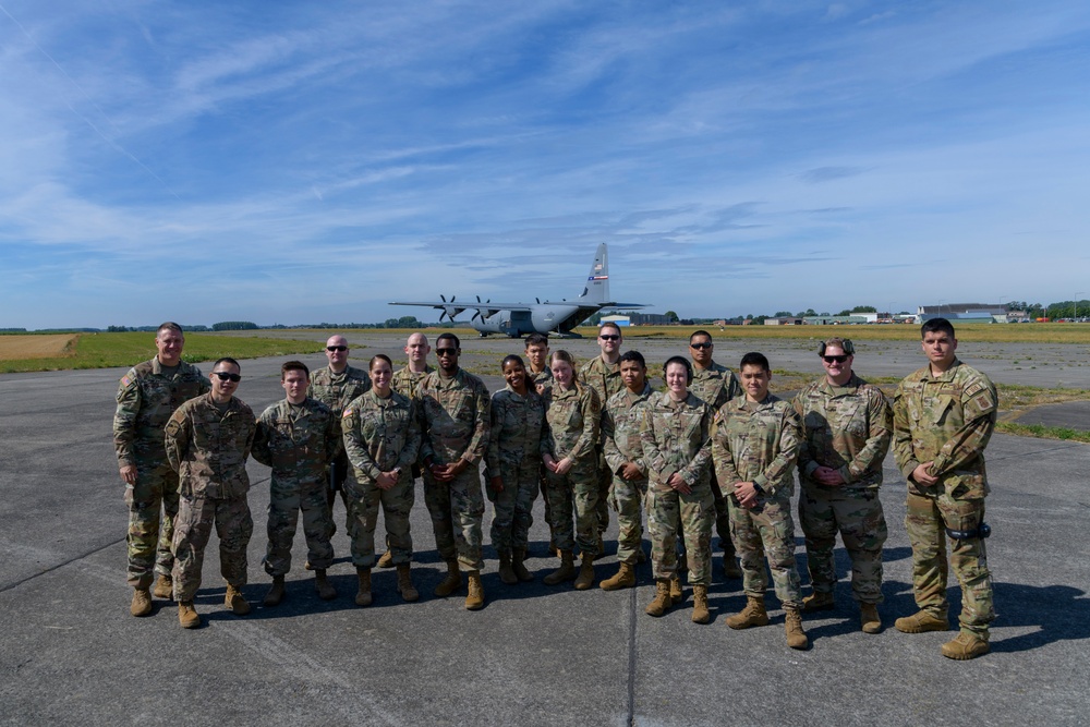 Orientation Flight on Chièvres Air Base