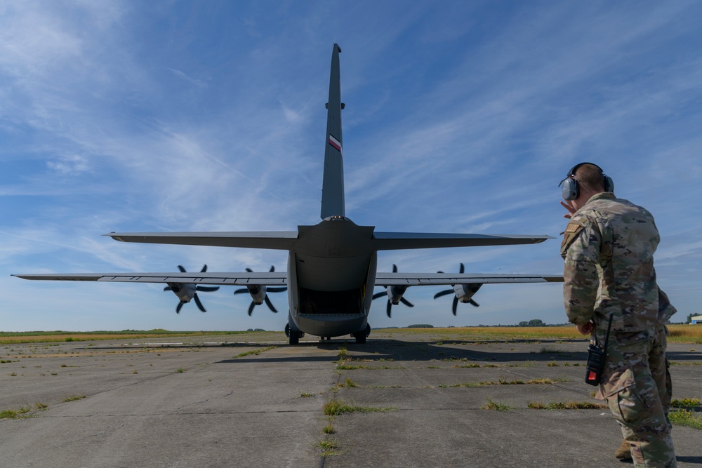 Orientation Flight on Chièvres Air Base