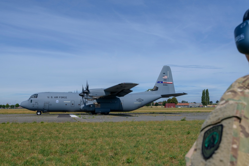 Orientation Flight on Chièvres Air Base