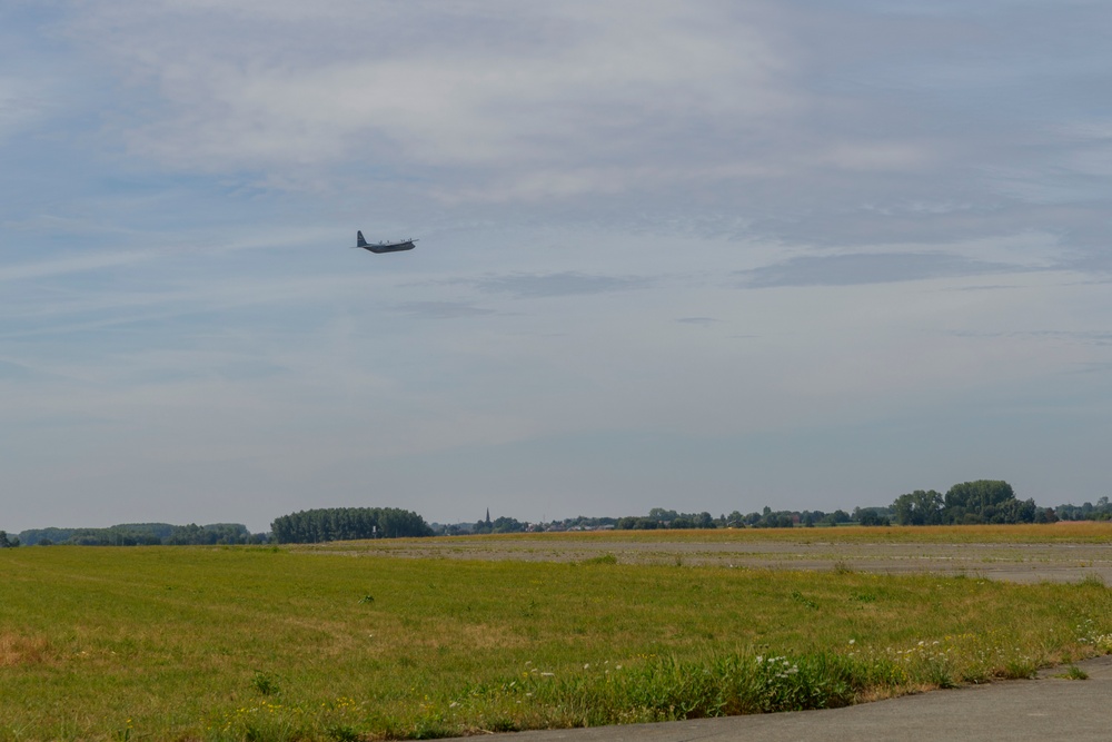 Orientation Flight on Chièvres Air Base