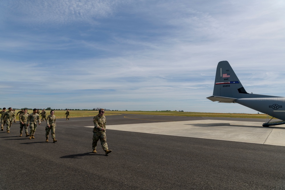 Orientation Flight on Chièvres Air Base