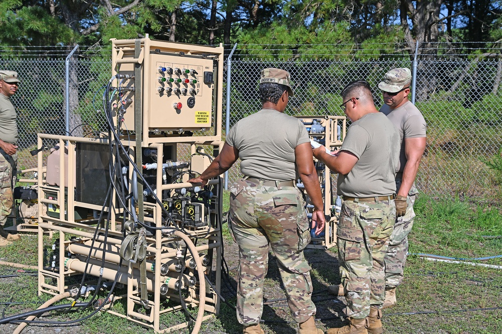 Fort Dix – Hanover Lake Water Purification Site – TTC Dix 80th CMD - 31 August 2022