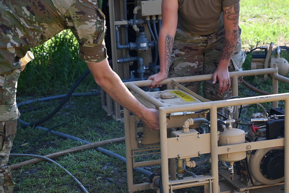 Fort Dix – Hanover Lake Water Purification Site – TTC Dix 80th CMD - 31 August 2022