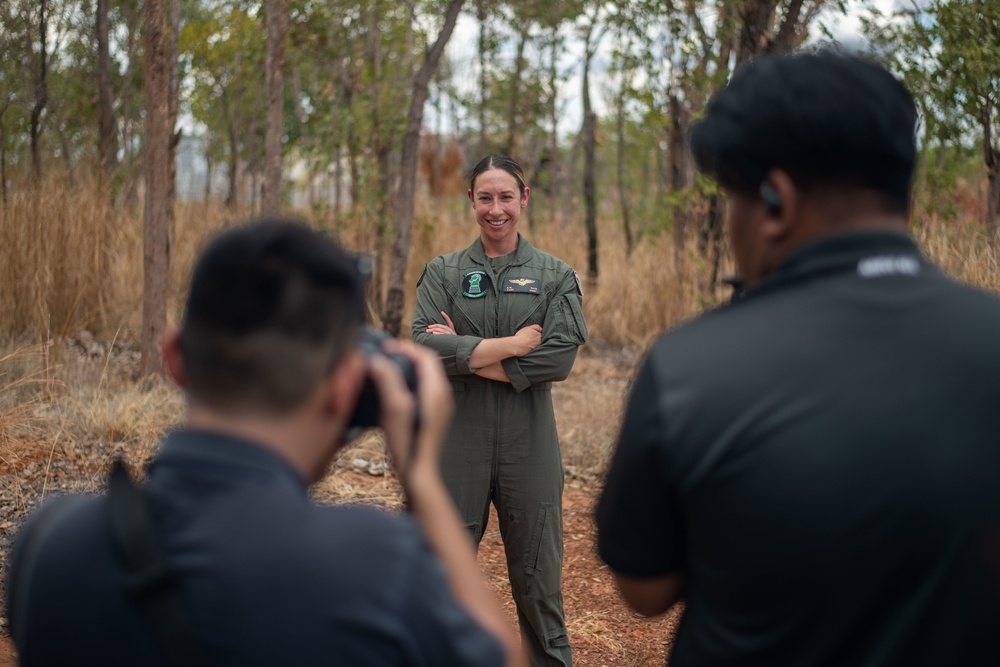 MAG-12 Hosts Media During Pitch Black 22