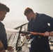 USS Paul Ignatius (DDG 117) Sailors Train Hose Handling