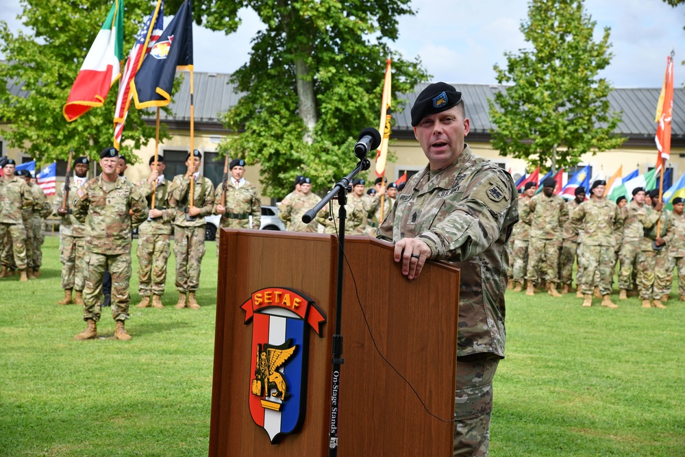 United States Army Southern European Task Force, Africa Change of Responsibility Ceremony, September 1, 2022