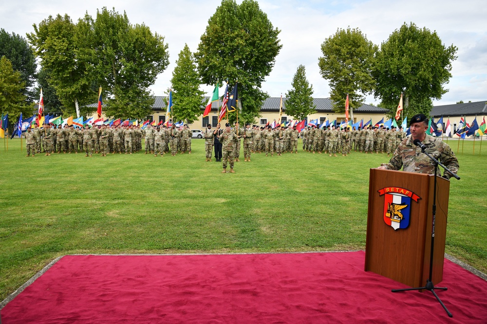 United States Army Southern European Task Force, Africa Change of Responsibility Ceremony, September 1, 2022