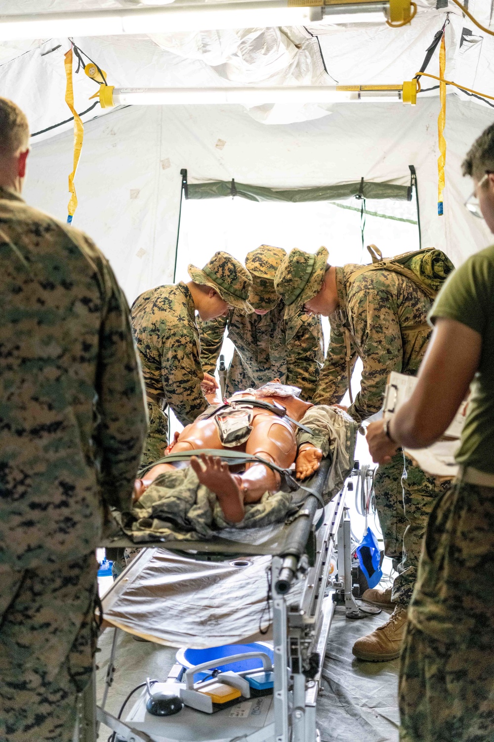 Navy Medical Reservist during Global Medic Exercise at Fort McCoy, WI