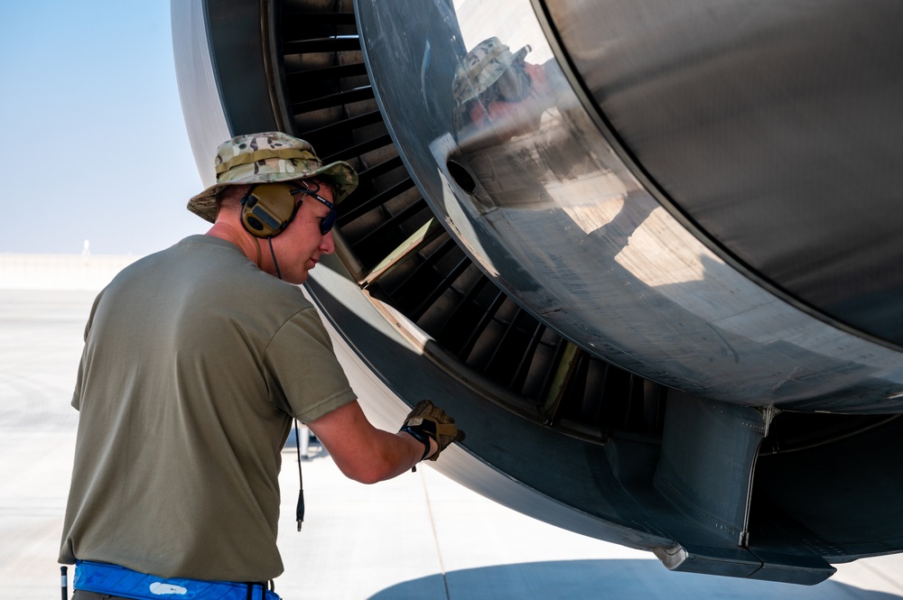 McConnell Airmen, KC-46s conduct Air Mobility Command's ECE in Qatar