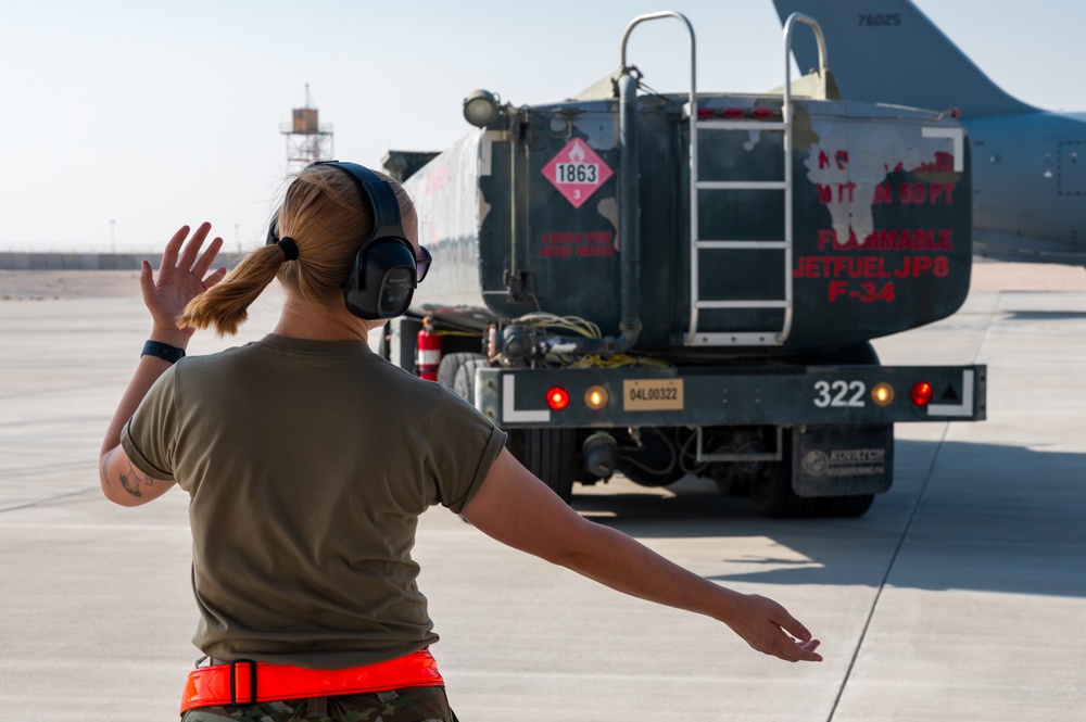 McConnell Airmen, KC-46s conduct Air Mobility Command's ECE in Qatar