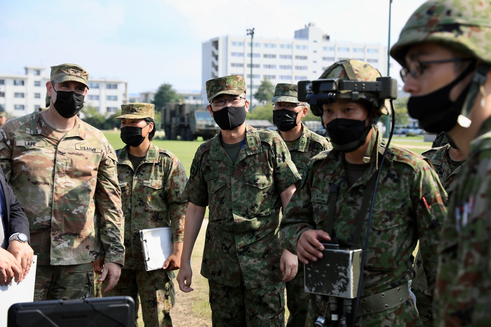 JGSDF and U.S. Air Defense at Camp Fukuoka for Orient Shield 22