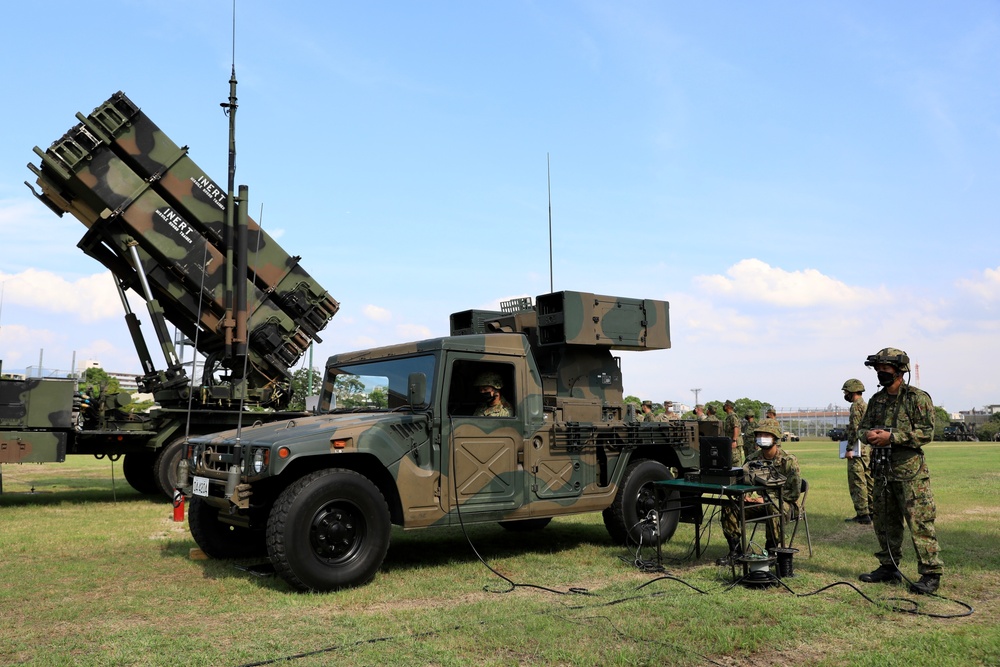 JGSDF and U.S. Air Defense at Camp Fukuoka for Orient Shield 22