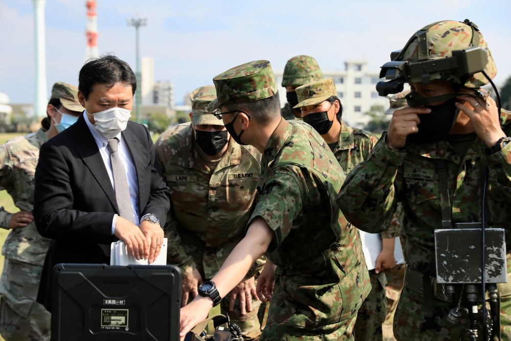 JGSDF and U.S. Air Defense at Camp Fukuoka for Orient Shield 22