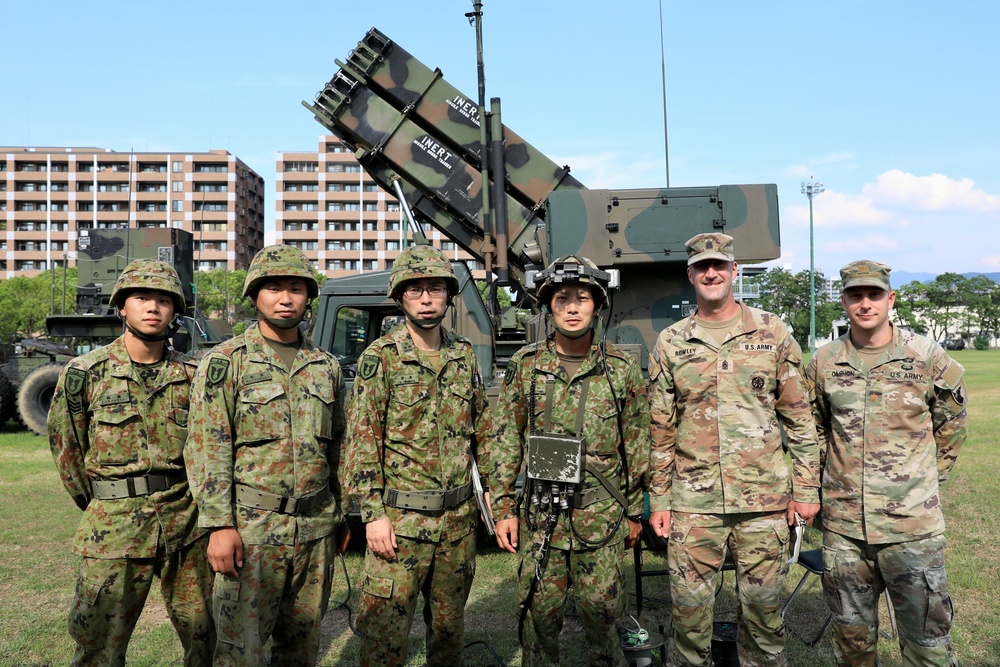 JGSDF and U.S. Air Defense at Camp Fukuoka for Orient Shield 22