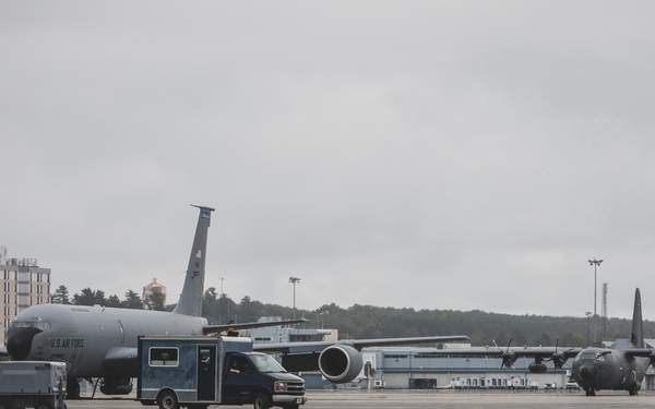 MacDill KC-135 Parked in Bangor, ME Waits to Taxi