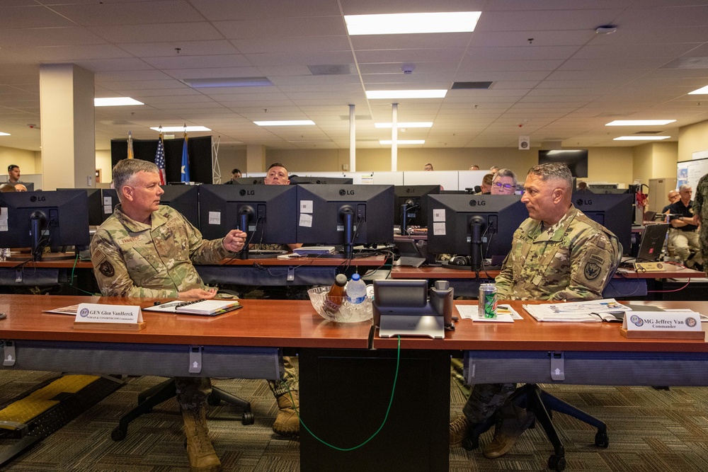 NORAD, USNORTHCOM Command Visits Joint Task Force Civil Support