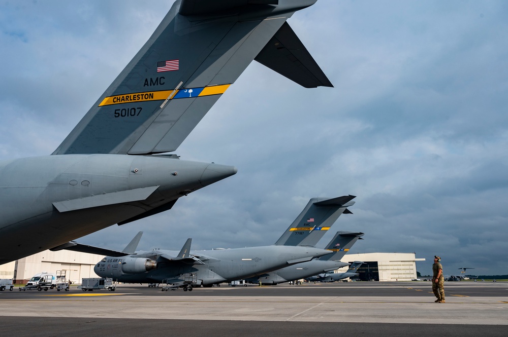 Members of Jumpmaster School Class 007-22 Conducts Final PWAC Test