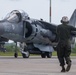 New Tricks For An Old Dog: Marines with VMA-223 load Air-to-Air missiles onto Harriers