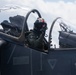 New Tricks For An Old Dog: Marines with VMA-223 load Air-to-Air missiles onto Harriers