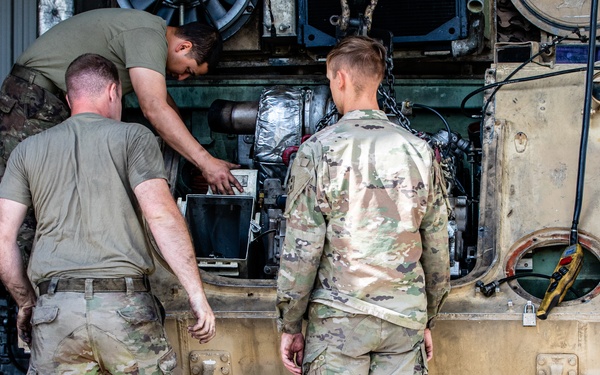 1/68 AR conducts after operations maintenance