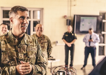 Maj. Gen. Klein visits the 87th Air Base Wing
