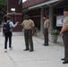 U.S. Marines Greet Students on Their First Day