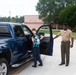 U.S. Marines Greet Students on Their First Day