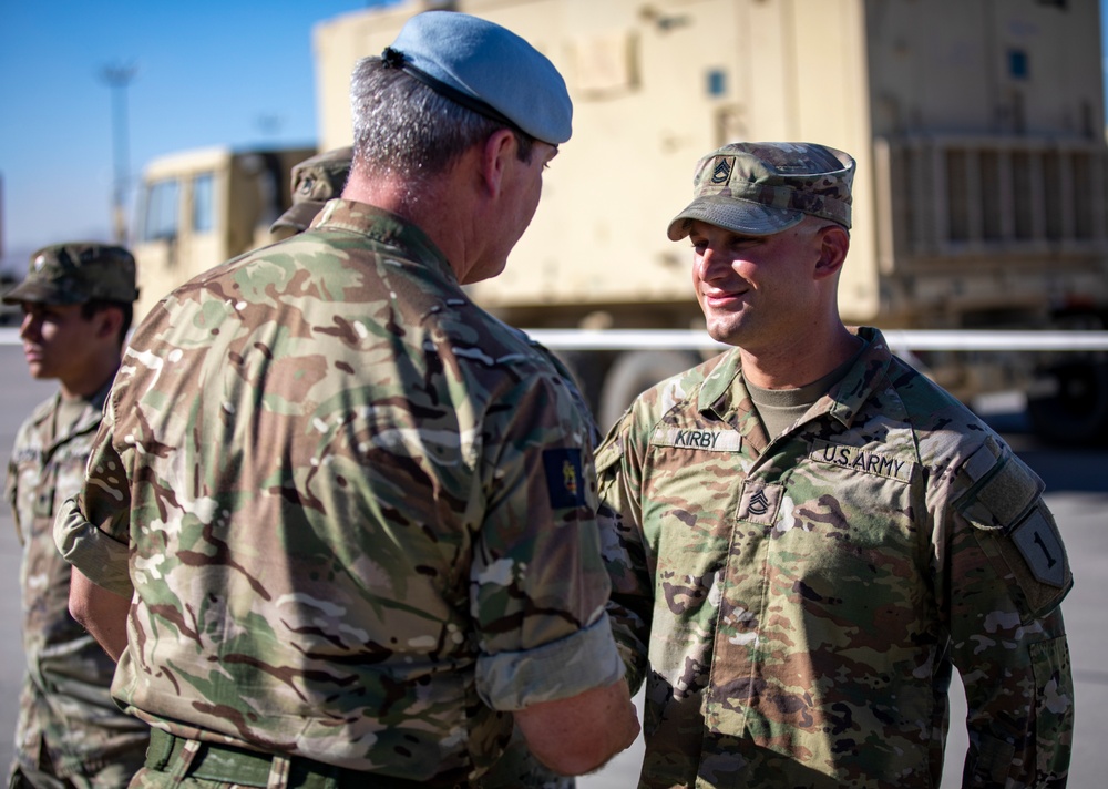 2nd Armored Brigade Combat Team, 1st Infantry Division challenge coin ceremony