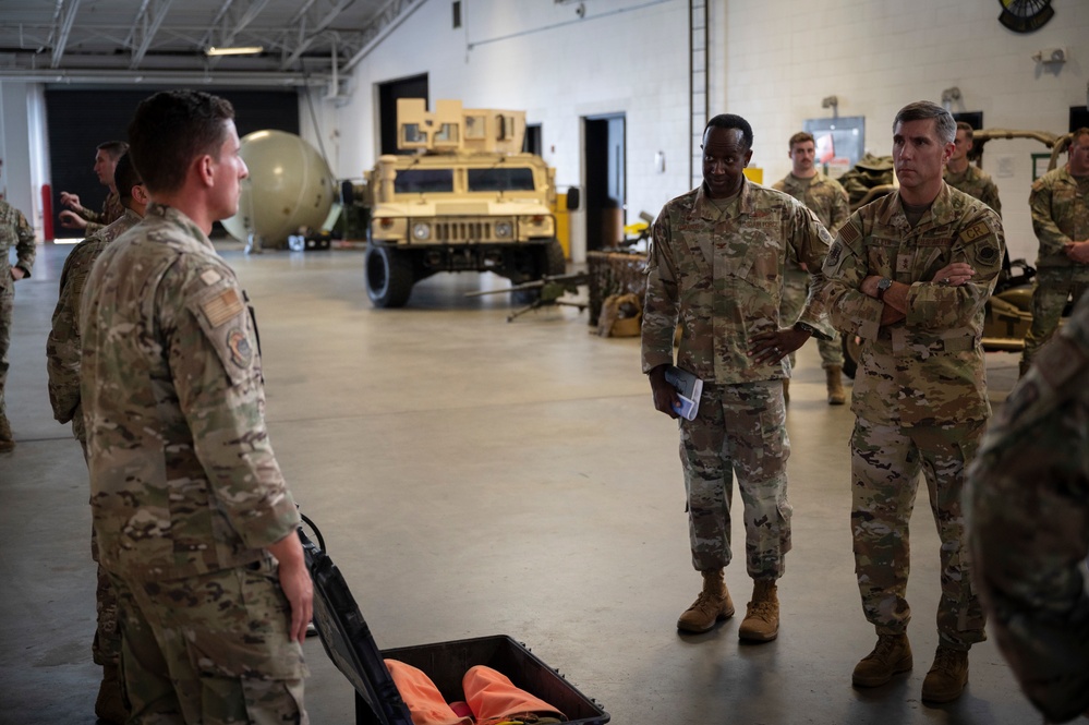 Devil Raiders host Expeditionary Center command team visit.