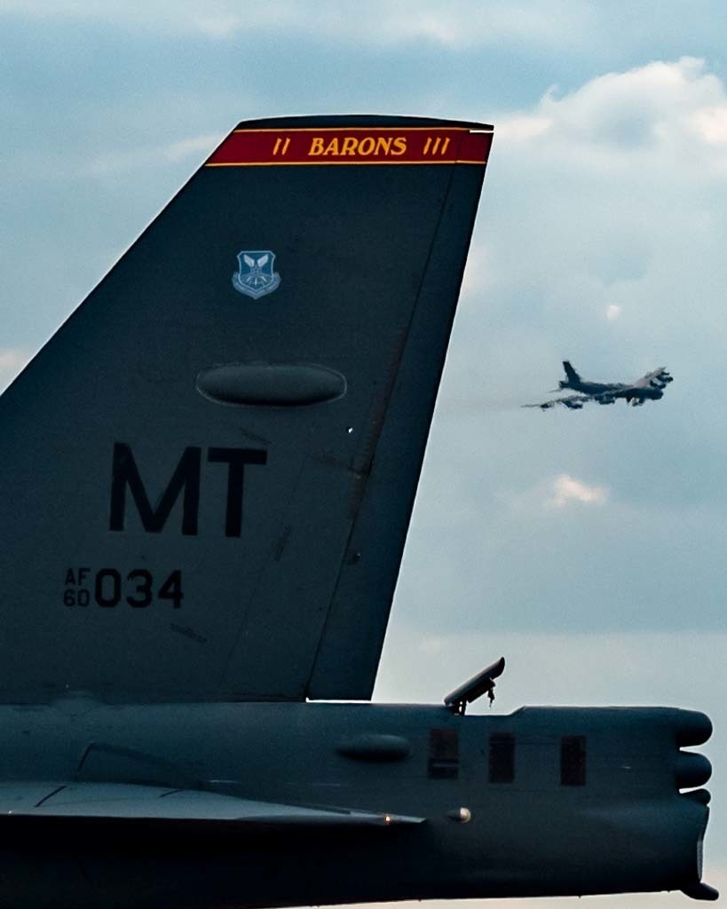 23rd Aircraft Maintenance Unit Receive a 23rd Expeditionary Bomb Squadron B-52H Stratofortress After Landing