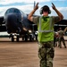 23rd Aircraft Maintenance Unit Receive a 23rd Expeditionary Bomb Squadron B-52H Stratofortress After Landing