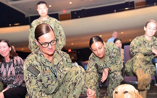 NECC Hosts NMRTU OIC, Stress Dog During Monthly Training