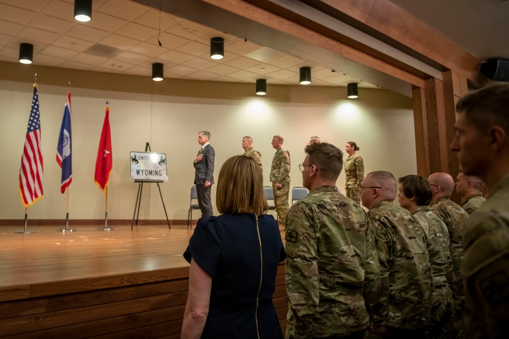 Farewell Ceremony for the 2-149th Aviators &quot;Wyoming Outriders&quot;