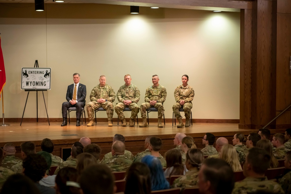 Farewell Ceremony for the 2-149th Aviators &quot;Wyoming Outriders&quot;