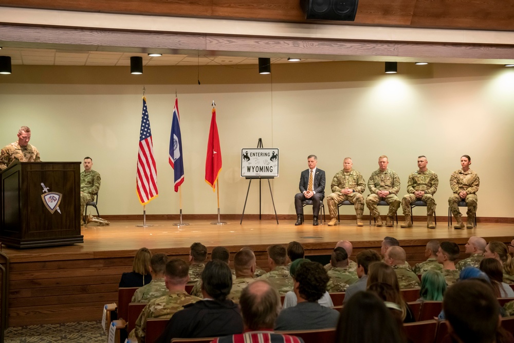 Farewell Ceremony for the 2-149th Aviators &quot;Wyoming Outriders&quot;