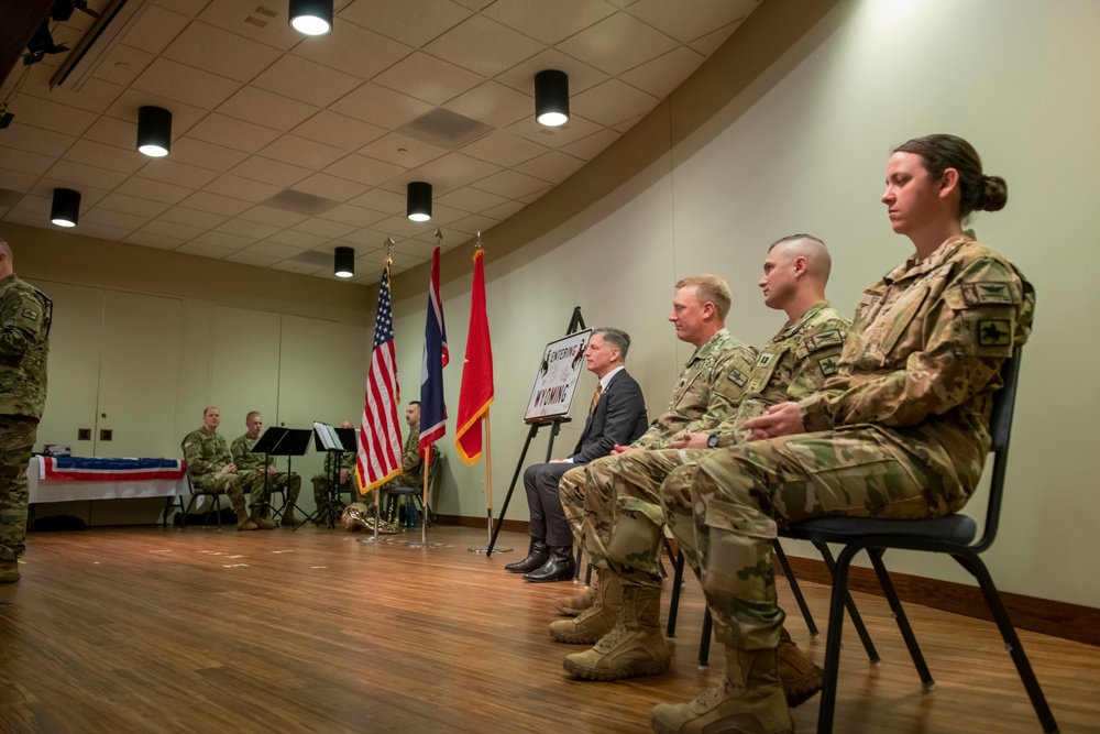 Farewell Ceremony for the 2-149th Aviators &quot;Wyoming Outriders&quot;