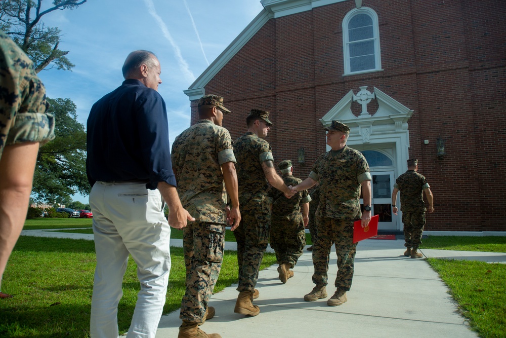 MCIEAST-MCB Camp Lejeune Chaplain promoted to Captain