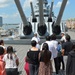 Naval Museum hosts a promotion ceremony for Navy Expeditionary Combat Command on Battleship Wisconsin