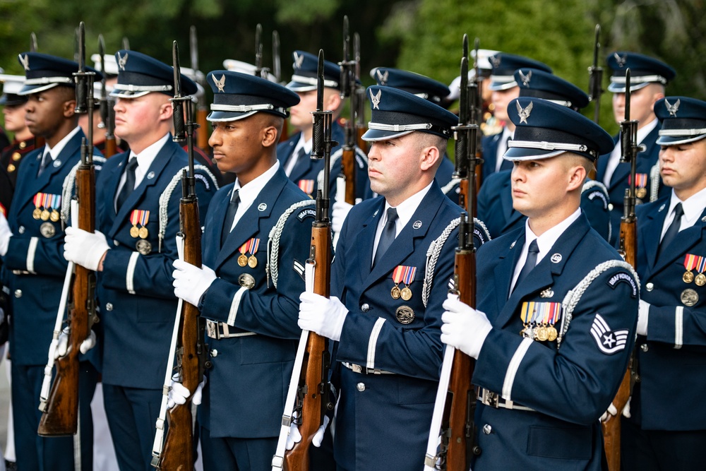 Danish Minister of Defence Morten Bødskov Participates in an Armed Forces Full Honors Wreath-Laying Ceremony at the Tomb of the Unknown Soldier