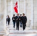 Danish Minister of Defence Morten Bødskov Participates in an Armed Forces Full Honors Wreath-Laying Ceremony at the Tomb of the Unknown Soldier