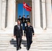 Danish Minister of Defence Morten Bødskov Participates in an Armed Forces Full Honors Wreath-Laying Ceremony at the Tomb of the Unknown Soldier