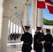 Danish Minister of Defence Morten Bødskov Participates in an Armed Forces Full Honors Wreath-Laying Ceremony at the Tomb of the Unknown Soldier