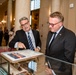 Danish Minister of Defence Morten Bødskov Participates in an Armed Forces Full Honors Wreath-Laying Ceremony at the Tomb of the Unknown Soldier