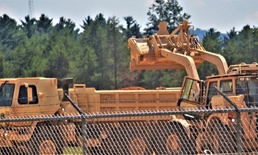 716th Engineer Company supports large troop project at Fort McCoy with fill movement