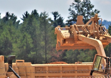 716th Engineer Company supports large troop project at Fort McCoy with fill movement